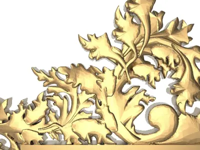 Carved Picture Frame 3D model 35