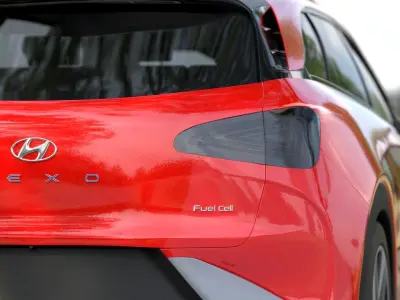 Hyundai Nexo hydrogen car 3D model