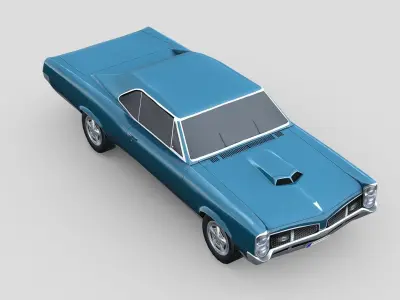 Pontiac GTO 1967 3D model