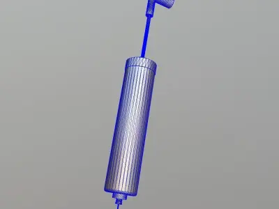 Air Pump 2 Low-poly 3D model