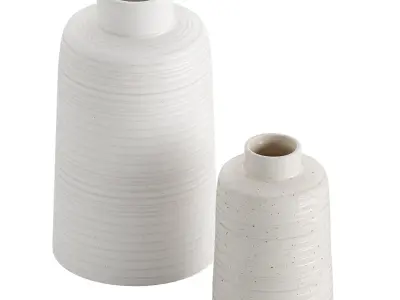 Holden Speckled White Vase 3D model