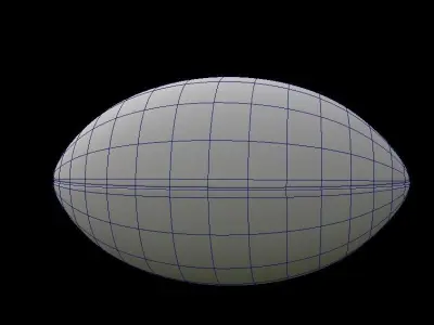 Rugby Ball Low-poly 3D model