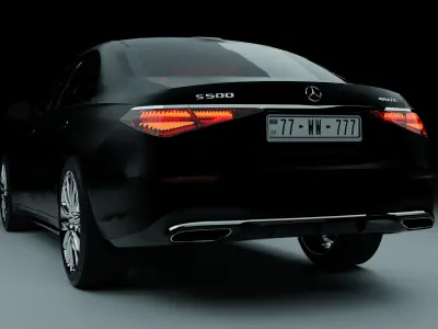 Mercedes S500 Maybach 3D model