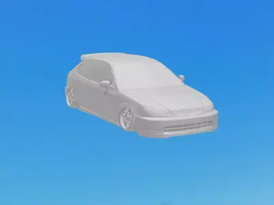 EK9 KEYCHAIN 3D print model