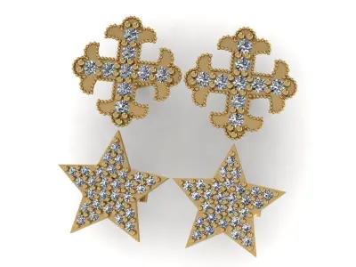 earring 3D print model