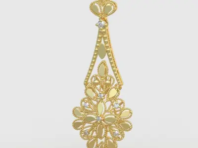 Exclusive Pendant model 3D 0180 printable model-12 3D print model