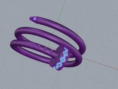 Nail Ring 15049 3D print model
