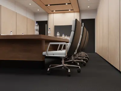 office-interior 3D model