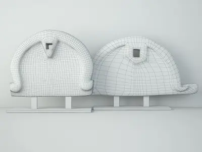 Tribal Art on Stand 2 3D model