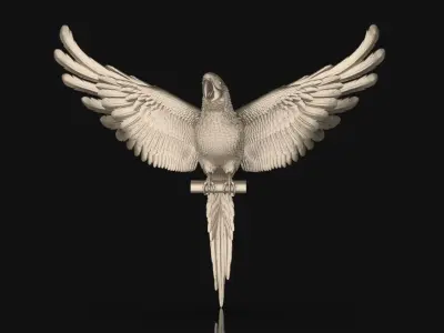 parrot  3D print model