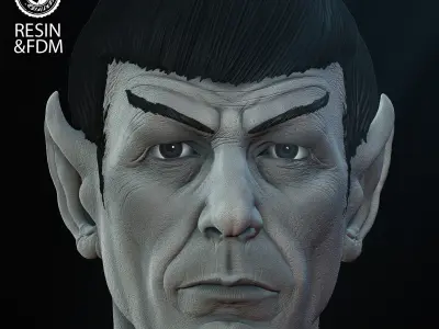 Wicked Movies Spock Bust 3D print model 3D print model
