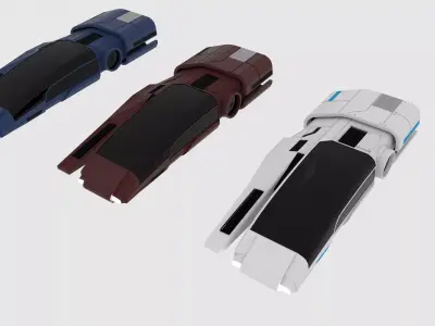 Mass Effect X3M Speeder 3D model