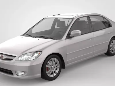 Honda Civic VTEC 2 3D model