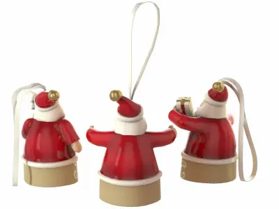 Santa Decoration 3D model