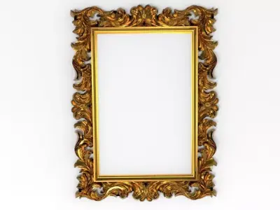 carved frame  3D model get