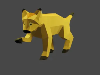 Farm Scene Free low-poly 3D model