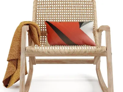 Thana Rocking Chair 3D model