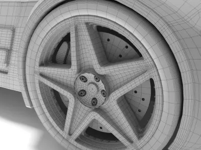 Cilek Gts car bed 3D model