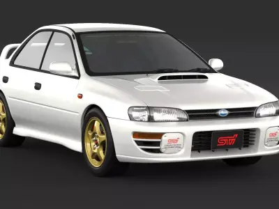 Subaru Impreza WRX STI 3D model