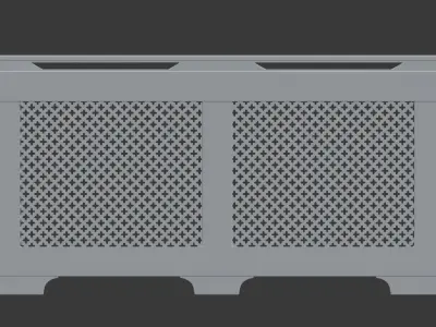 Classic Radiator Cover - Screen 3D model