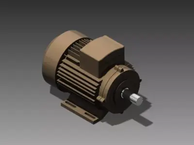 AC Motor 3D print model