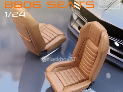 TALL Seat BB06 FOR DIECAST AND MODELKITS 1-24th 3D print model