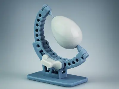 UNIVERSAL EGG PAINTING STAND 3D print model