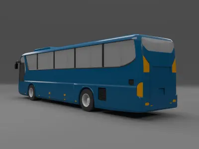 bus hyundai universe 3D model