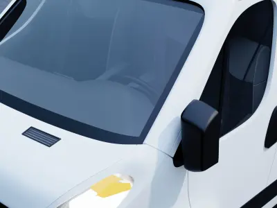 Box Truck Low-poly 3D model