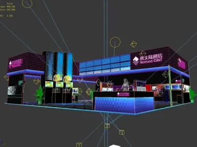 Exhibition - Area - 14X14-3DMAX2009-021 3D model