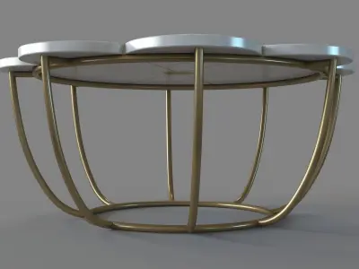 Boutonniere Coffee Table 3D model