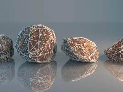 Low Poly Rock Pack Free low-poly 3D model