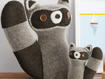 decor set for boy 3D model