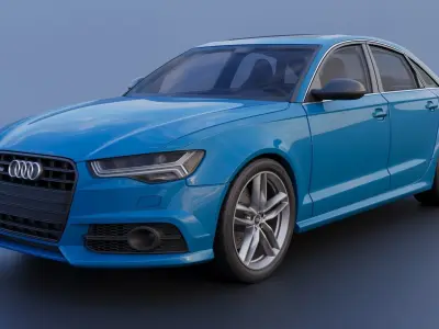Audi S6 2016 3D print model