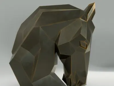 horse head 2 3D model
