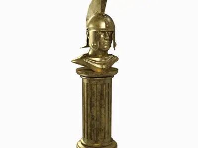 Roman Sculpture Free low-poly 3D model