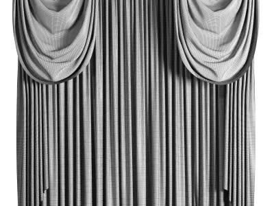 Curtain 3D model 2