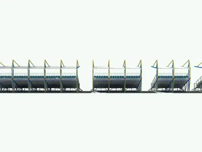 Sport Seating Tribune 3D model