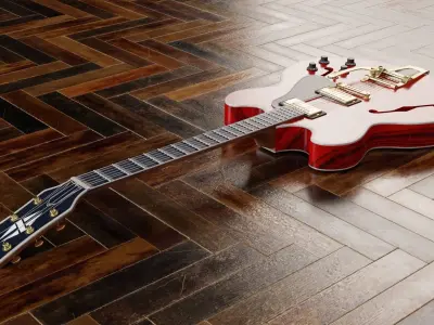 Gibson ES-335 Guitar 3D model