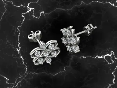 Earring Jewelry 3D print model