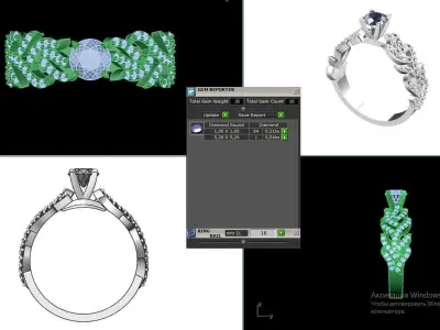 Hidalgo ring 3D print model