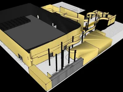 GMM LIVE HOUSE HALL CENTRAL WORLD THAILAND 3D model