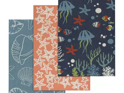 Rug Set 936 3D model
