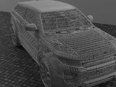 Range Rover Evoque free 3D model 3D model