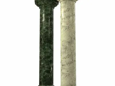 Marble Column 3D model