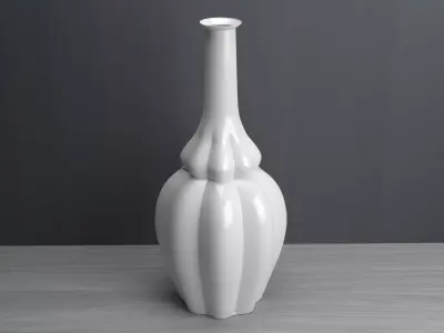 Decorative ceramic vase 3D model
