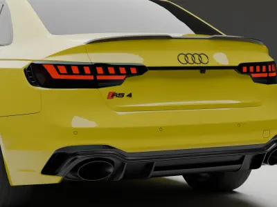 Audi RS4 Sedan  3D model