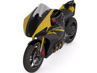 Sport Bike 3D model