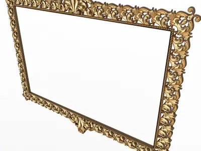 Classic Frame 020 Low-poly 3D model
