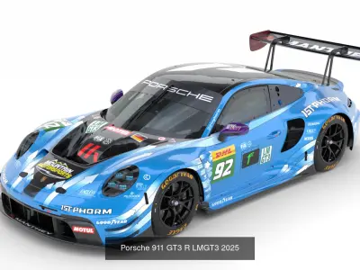 Custom Lmgt3 and Hypercar 3D Model Pack